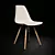 Modern Stylish Chair Eames DSW 3D model small image 1