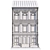 Historic Building Facade Model 3D model small image 2