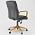 ErgoMesh Office Chair 3D model small image 2