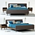 Scandi Holfred Bed Set 3D model small image 1