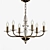 Glamorous Crystal Chandelier 3D model small image 1