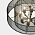 Designer Vega Hanging Chandelier 3D model small image 2