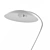 Title: Futuristic Saucer Floor Lamp 3D model small image 3