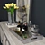 Domaine Blanc Entertainment: Elegant and Versatile Entertainment Console 3D model small image 2