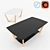 Modern Wooden Coffee Table 3D model small image 2