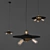 Sleek Visitor Pendant Light 3D model small image 2