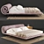 Bonaldo Blanket: Luxurious Bed for Ultimate Comfort 3D model small image 1