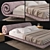 Bonaldo Blanket: Luxurious Bed for Ultimate Comfort 3D model small image 2