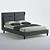 Santino Bed: Sleek and Stylish 3D model small image 1