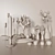 Elegant Skultuna Decor Set 3D model small image 2