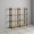 Industrial Pipe Shelf: Stylish and Functional 3D model small image 1