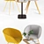 Title: Richard Hutten Bucket Chair & DeVorm MG Table 3D model small image 2