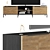 Rigby Natural 80.5" TV Stand 3D model small image 2