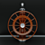 Vintage Nautical Ship Steering Wheel 3D model small image 1