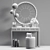 Boudoir Dresser: Elegant and Luxurious 3D model small image 3