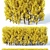 Forsythia Hedge - 120 cm 3D model small image 3