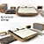 Organique Fur Bed - Luxurious Comfort 3D model small image 1