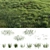 Lush Green Grass-Plot Kit 3D model small image 1