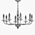 Maytoni Monte Carlo Chandelier | 8 Arms 3D model small image 2