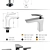 NEWARC Life Series Faucets 3D model small image 2