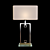 Elegant Nickel Finish Table Lamp 3D model small image 2