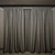 Elegant Floor-Length Sheer Curtain 3D model small image 2