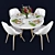 Elegant Table Setting Set 3D model small image 1