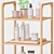 Bamboo Bathroom Shelving for Modern Organization 3D model small image 2