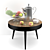 Title: Vintage Coffee Pot Decor Set 3D model small image 1