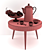 Title: Vintage Coffee Pot Decor Set 3D model small image 2