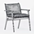 Ren Dining Armchair: Stellar Works, Space Copenhagen Design 3D model small image 3