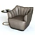 Fenton Armchair: Stylish and Elegant 3D model small image 3