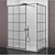 Modo Black Factory: Industrial Elegance Showers 3D model small image 2