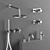 Zazzeri Z316 Part 1: Complete Shower Set 3D model small image 1