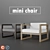 Compact Outdoor Chair 3D model small image 1