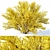 Full Bloom Forsythia Bush, 220-260cm 3D model small image 1