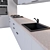 Sleek Splined Kitchen Masterpiece 3D model small image 2