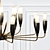 Elegant Intrigue: Arteriors Hardy Chandelier 3D model small image 2