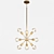 Luxurious Glow Chandelier: Limelight 3D model small image 1