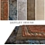 DOVLET HOUSE Carpets - 5 Pieces (Part 304) 3D model small image 1