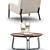 Stylish Lounge Set: Blink Chair, QT Coffee Table, Emery Floor Lamp 3D model small image 2