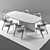 Elegant Bizzotto IKAT Table 3D model small image 3