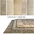 DOVLET HOUSE Carpets - 5 Piece Set 3D model small image 1