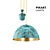 Brass Hemisphere Pendant with Counterweight - ART. 5415 3D model small image 1