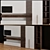 SleekTV Wardrobe: Space-saving Solution 3D model small image 1