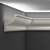 Elegant Gypsum Cornice 3D model small image 2