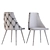 Urban Desire Brown Chair | Stylish Polyurethane Coated Seat 3D model small image 2