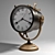 Elegant Howard Miller Desk Clock 3D model small image 1