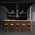 Loft Bar Furniture Set 3D model small image 2