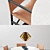 Stylish Loft Leather Dining Set 3D model small image 2
